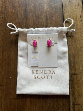 Kendra Scott Hot Pink Ellie Post Earrings